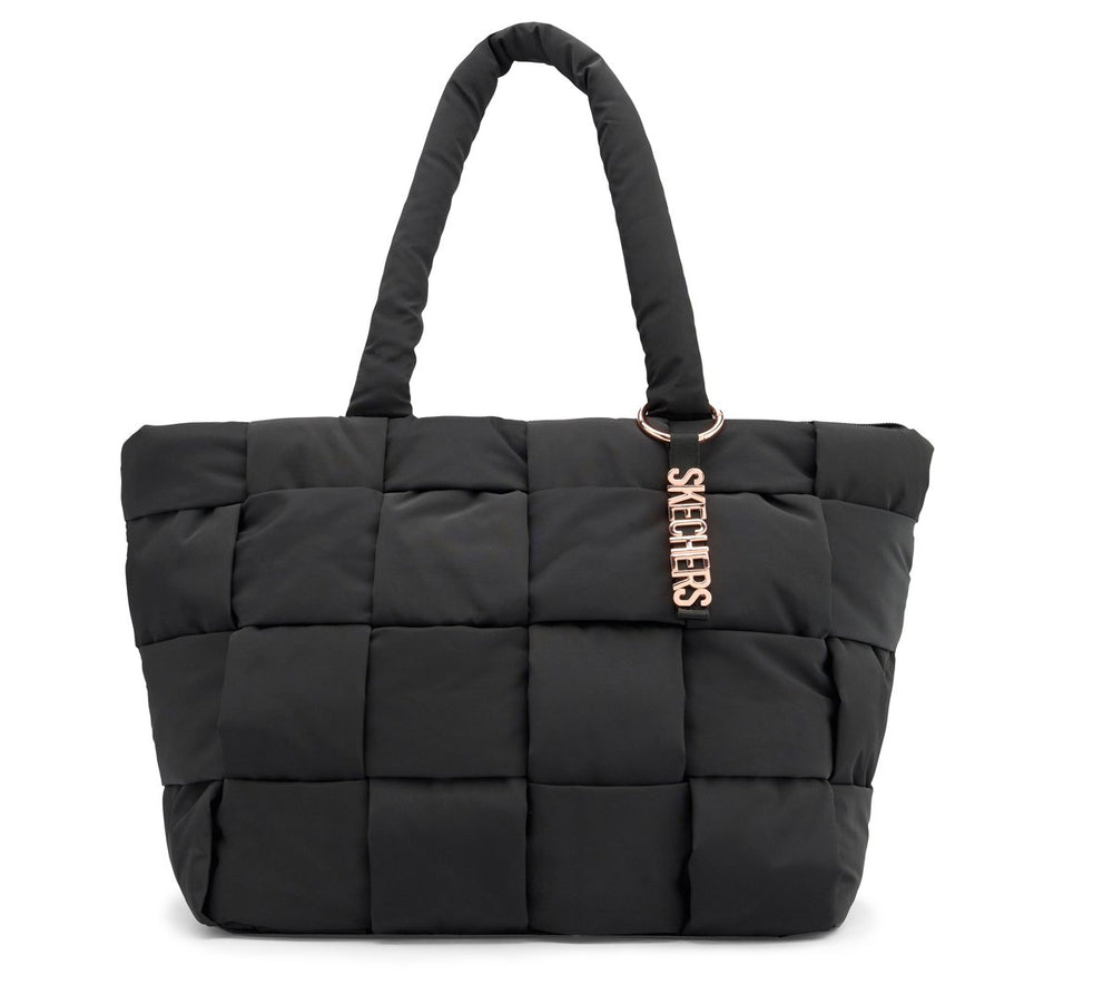 Quilted Checkered Shopper Bag|Skechers