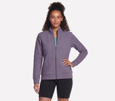 GO WALK Everywhere Cozy Fit Diamond Jacket|Skechers