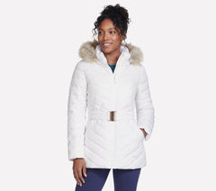 On-The-GO GO SHIELD Cozy Fit Belted Parka|Skechers