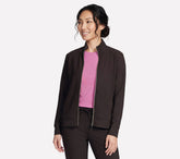 GO Luxe Rib Everyday Full Zip Jacket|Skechers