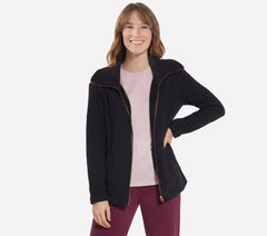 GO SNUGGLE Tunic Full Zip Jacket|Skechers