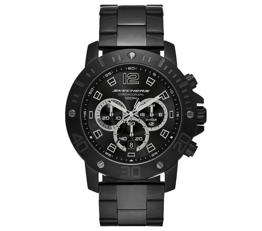 Stainless Steel Chronograph Watch|Skechers