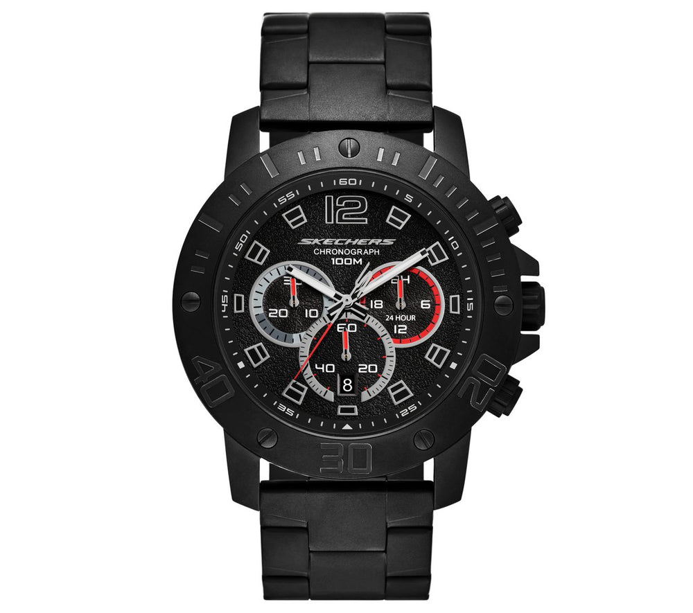 Stainless Steel Chronograph Watch|Skechers