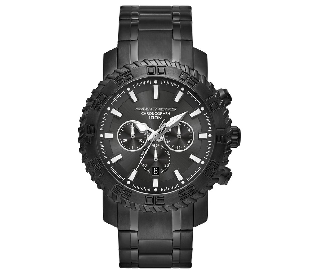 Stainless Steel Chronograph Watch|Skechers