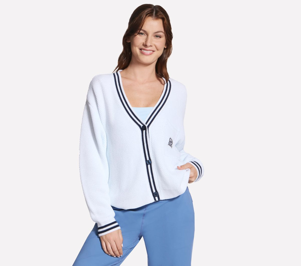 Court Classic Cardigan Sweater|Skechers