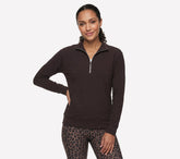 GO LUXE Rib 1/4 Zip|Skechers