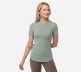 GO WALK Luxe Rib Tunic Tee|Skechers