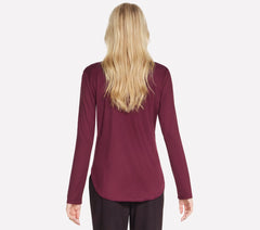 GO DRI Swift Long Sleeve Tunic Crew|Skechers