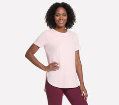 GO DRI Swift Stripe Tunic Tee|Skechers