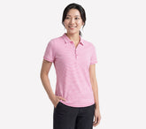 Short Sleeve On The Green Striped Polo|Skechers