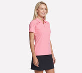 GO GOLF Short Sleeve Birdie Zip Front Polo|Skechers