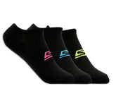 3 Pack No Show Stretch Socks|Skechers