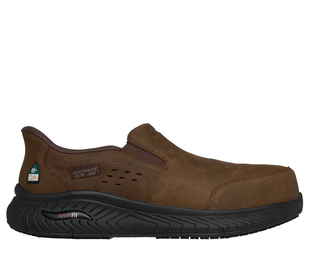 Slip-ins Work Slip-Resistant: Arch Fit Crosser|Skechers