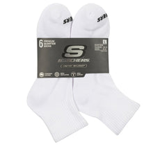 6 Pack Core Quarter Large Socks|Skechers