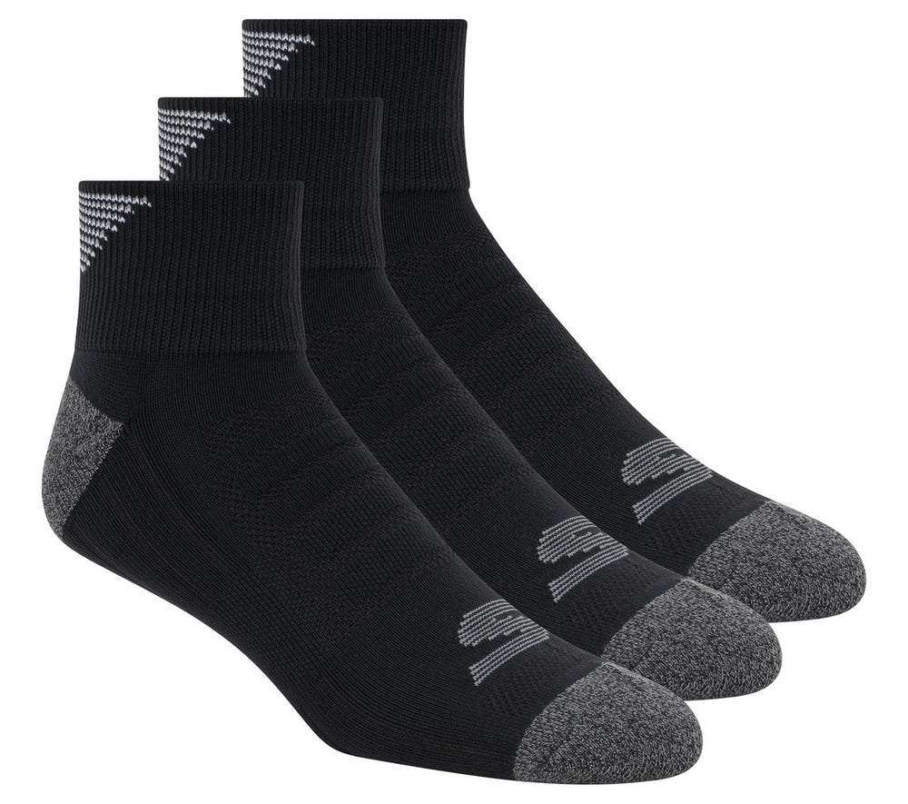 3 Pack Men's Half Terry Quarter Crew Socks|Skechers