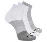 3 Pack Men's Colorblock Quarter Socks|Skechers