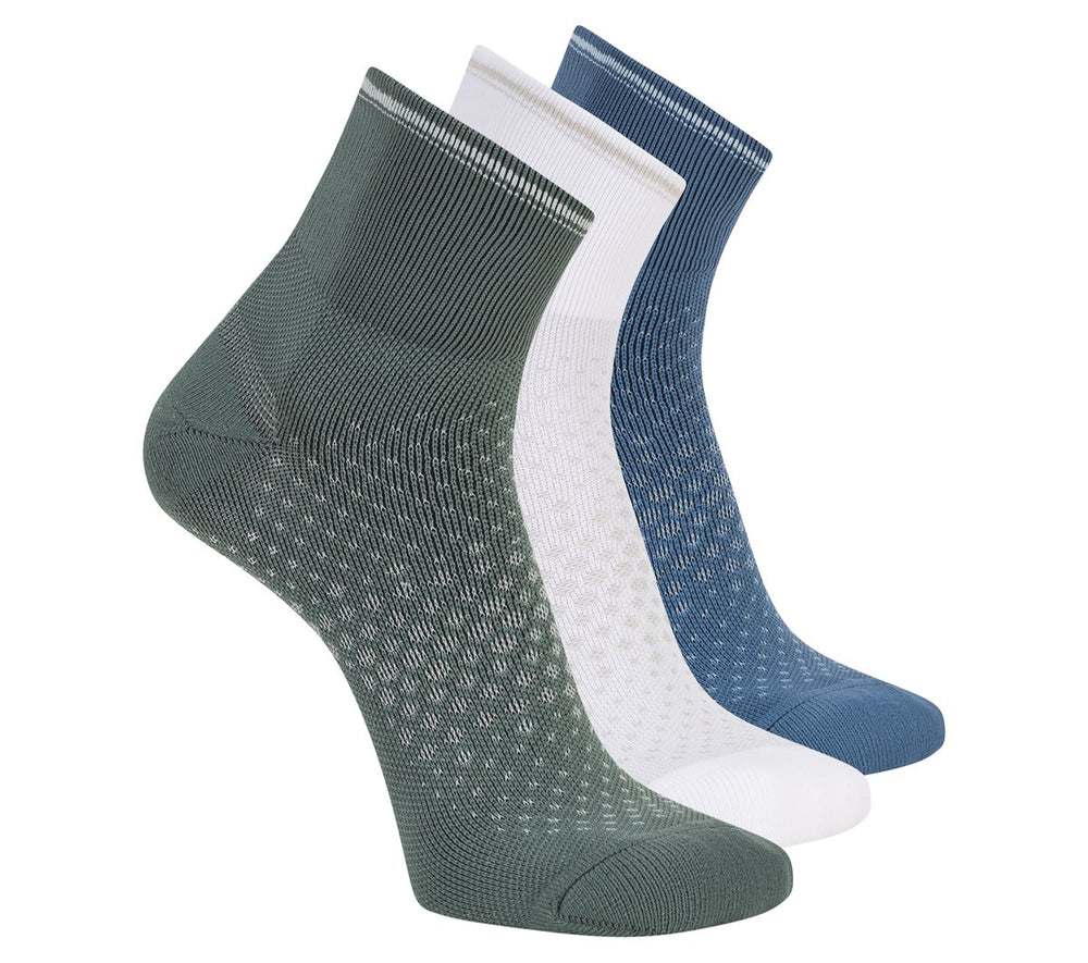 3 Pack Men's Performance Running Quarter Socks|Skechers