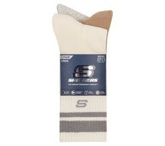 3 Pack Men's Lifestyle Crew Socks|Skechers