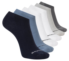 6 Pack Men's Low Cut Texture Knit Socks|Skechers