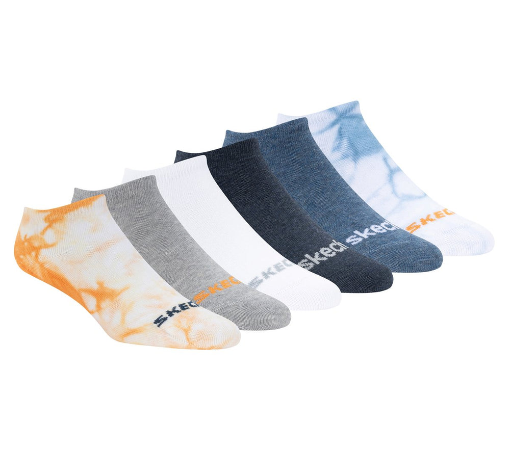 Cotton Tie-Dye No-Show Socks - 6 Pack|Skechers