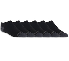 6 Pack Boys' No Show Socks|Skechers