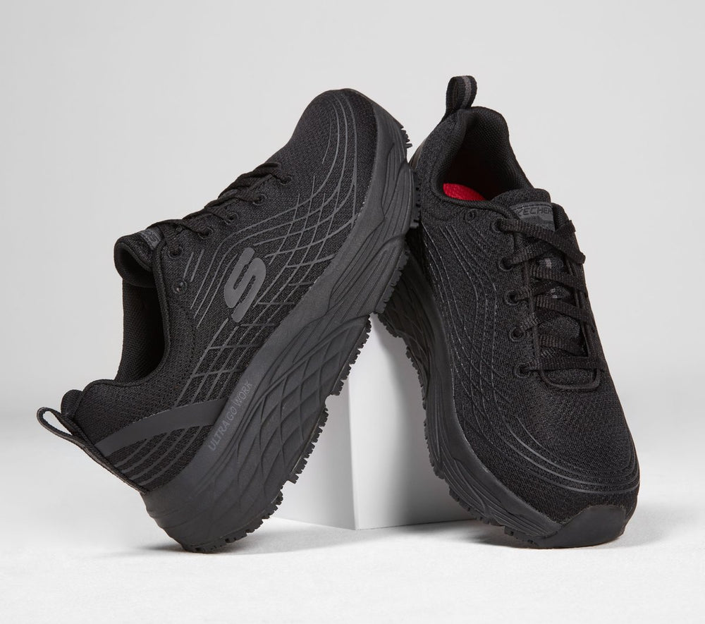 Work Slip-Resistant Relaxed Fit: Max Cushioning Elite|Skechers