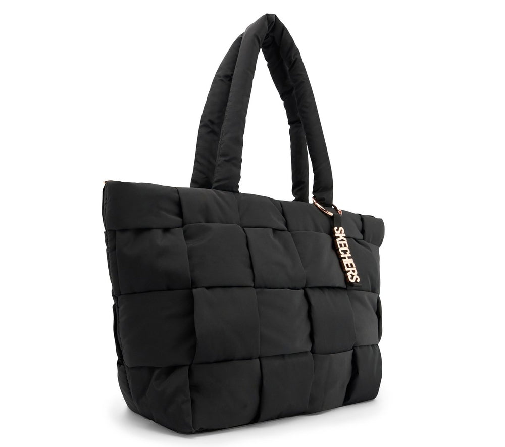 Quilted Checkered Shopper Bag|Skechers
