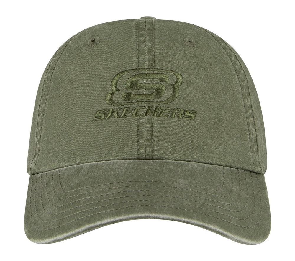Washed Triple S Hat|Skechers