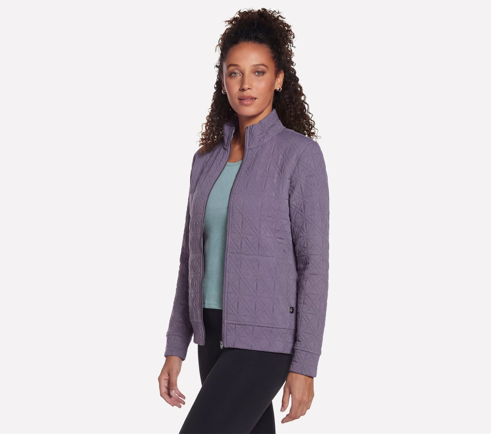 GO WALK Everywhere Cozy Fit Diamond Jacket|Skechers