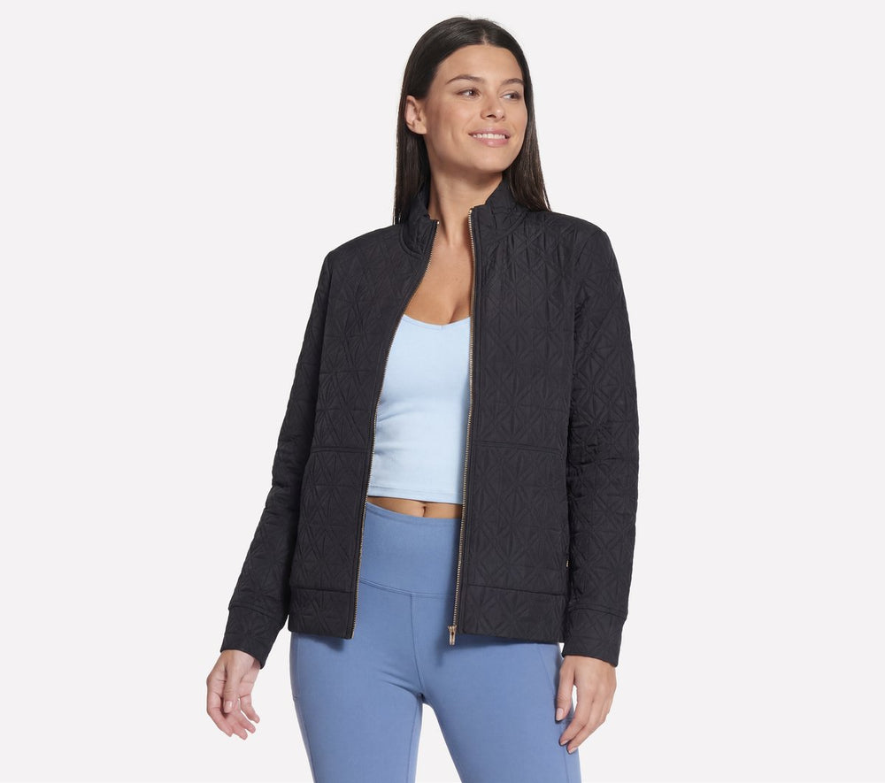 GO WALK Everywhere Cozy Fit Diamond Jacket|Skechers