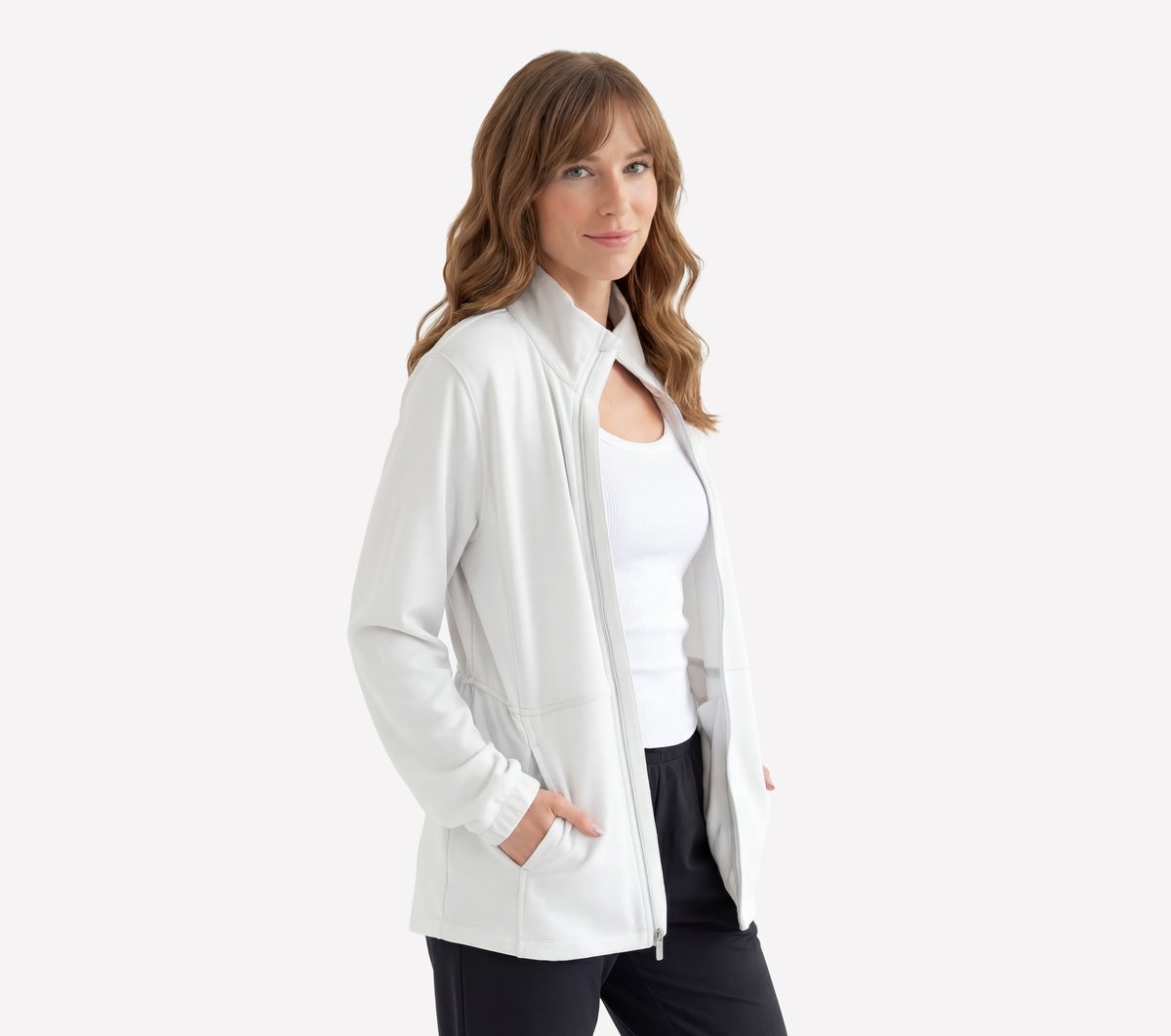 Cozy Luxe Tunic Jacket|Skechers