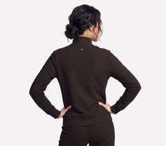 GO Luxe Rib Everyday Full Zip Jacket|Skechers