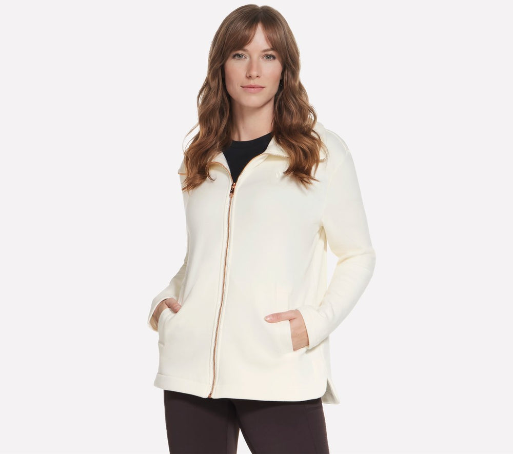 GO SNUGGLE Tunic Full Zip Jacket|Skechers