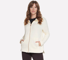 GO SNUGGLE Tunic Full Zip Jacket|Skechers
