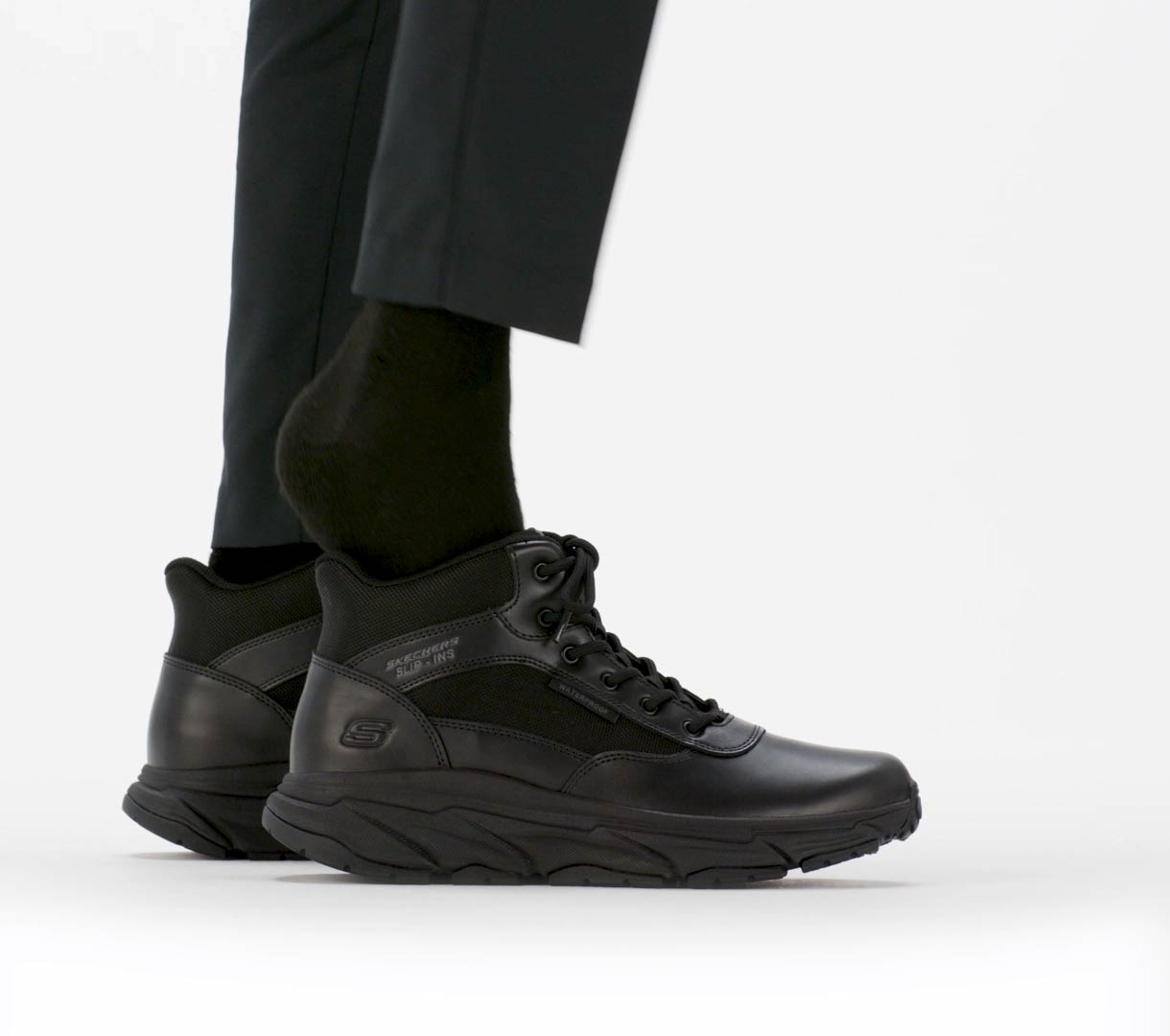 Slip-in Work Waterproof Slip-Resistant: D'Lux Journey - Redron|Skechers