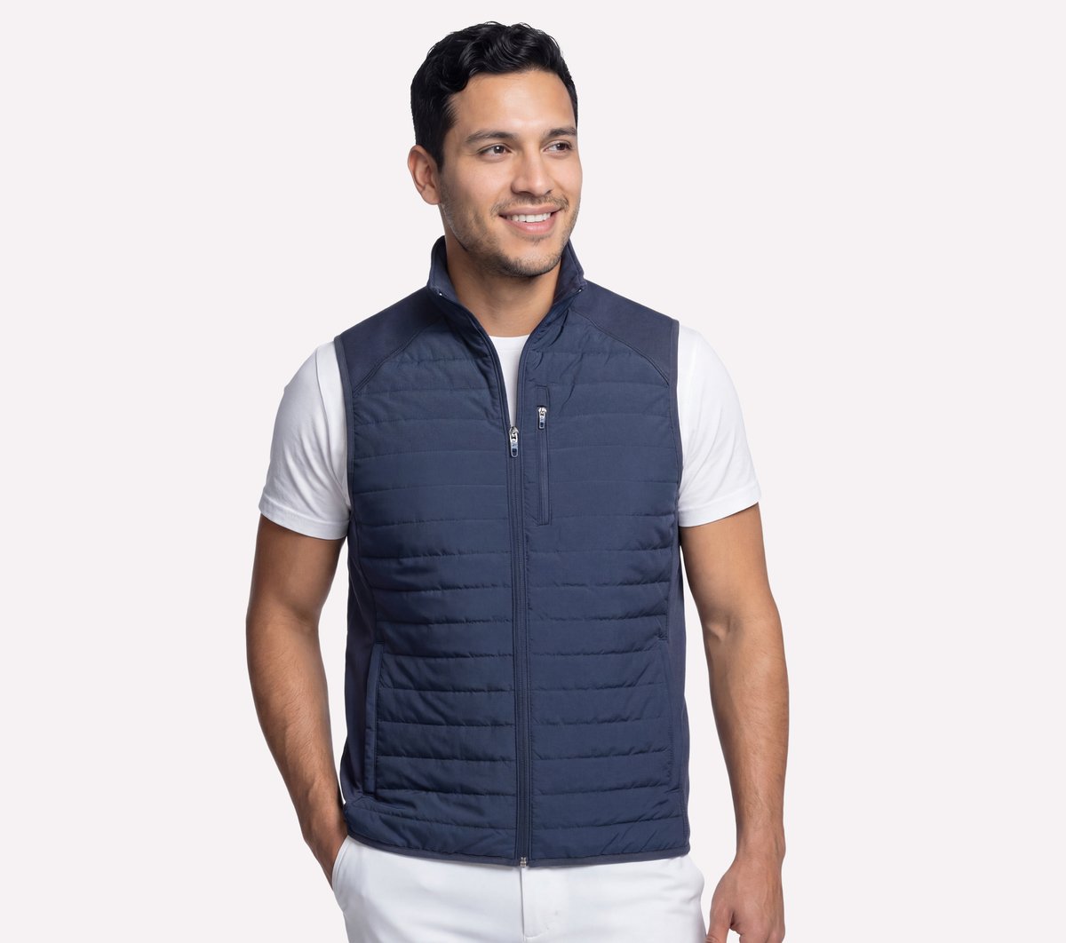 GO SHIELD Cozy Fit Hybrid Vest|Skechers