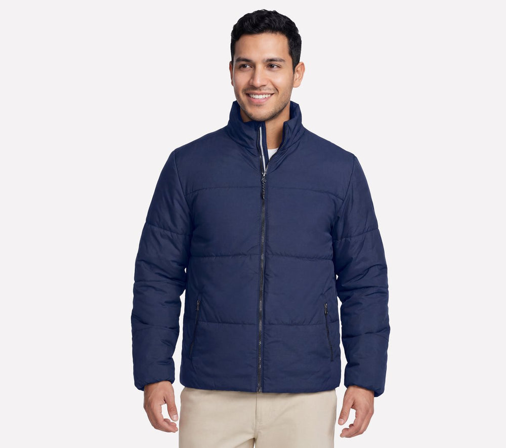 GO SHIELD Cozy Fit Traverse Down Jacket|Skechers
