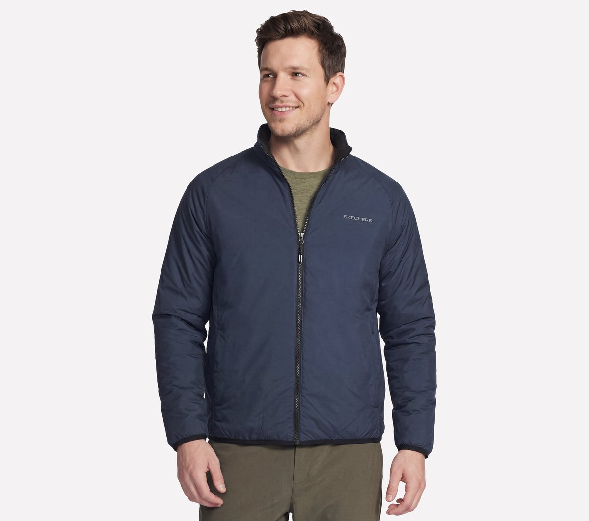 GO SHIELD Cozy Fit Altitude Reversible Jacket|Skechers