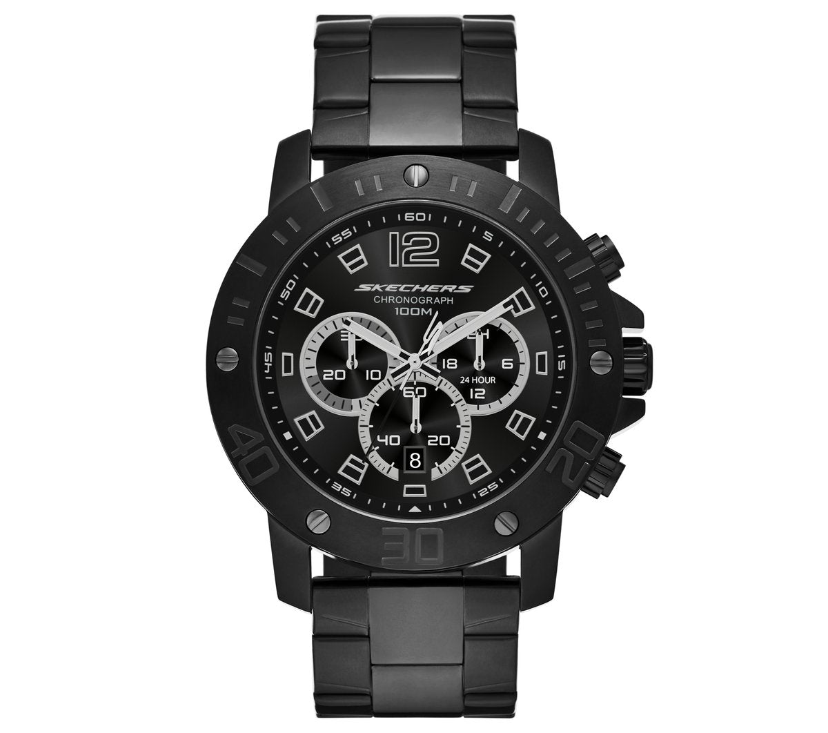 Stainless Steel Chronograph Watch|Skechers