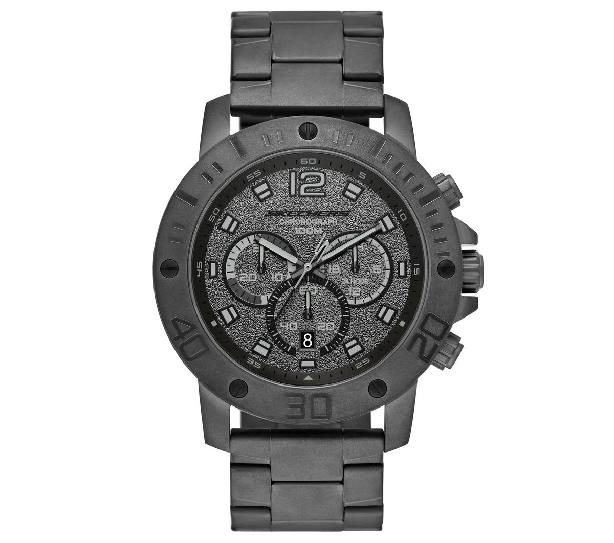 Stainless Steel Chronograph Watch|Skechers