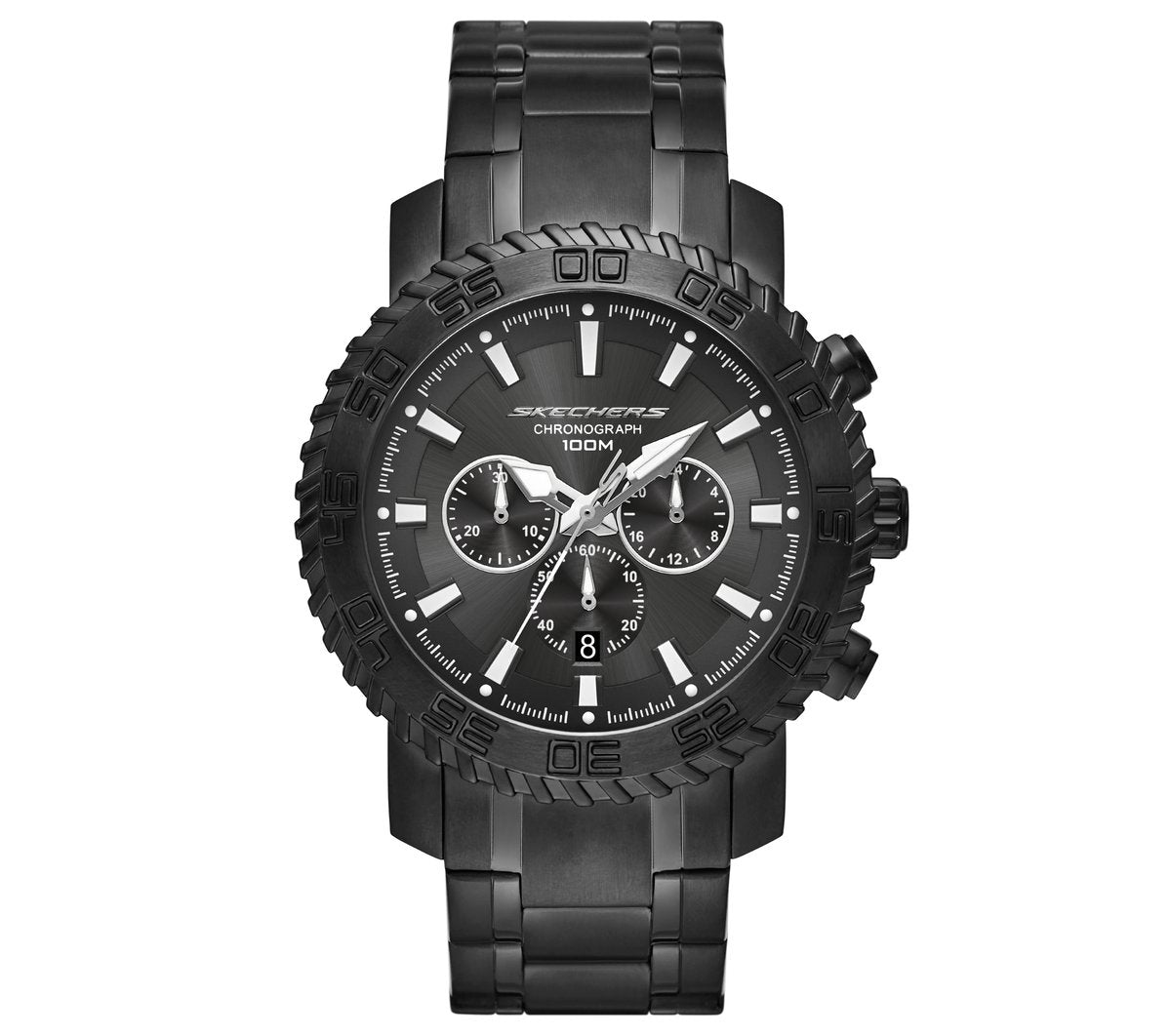Stainless Steel Chronograph Watch|Skechers