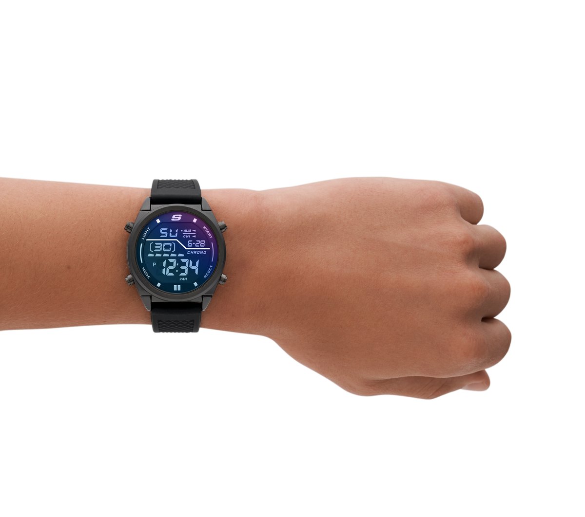 Accessories Blue Face Digital Watch|Skechers