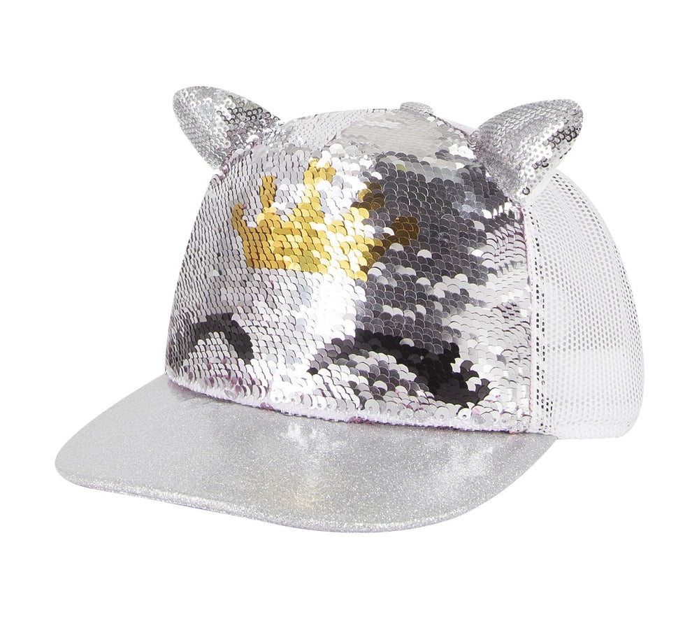 Caticorn Sequin Trucker Hat|Skechers