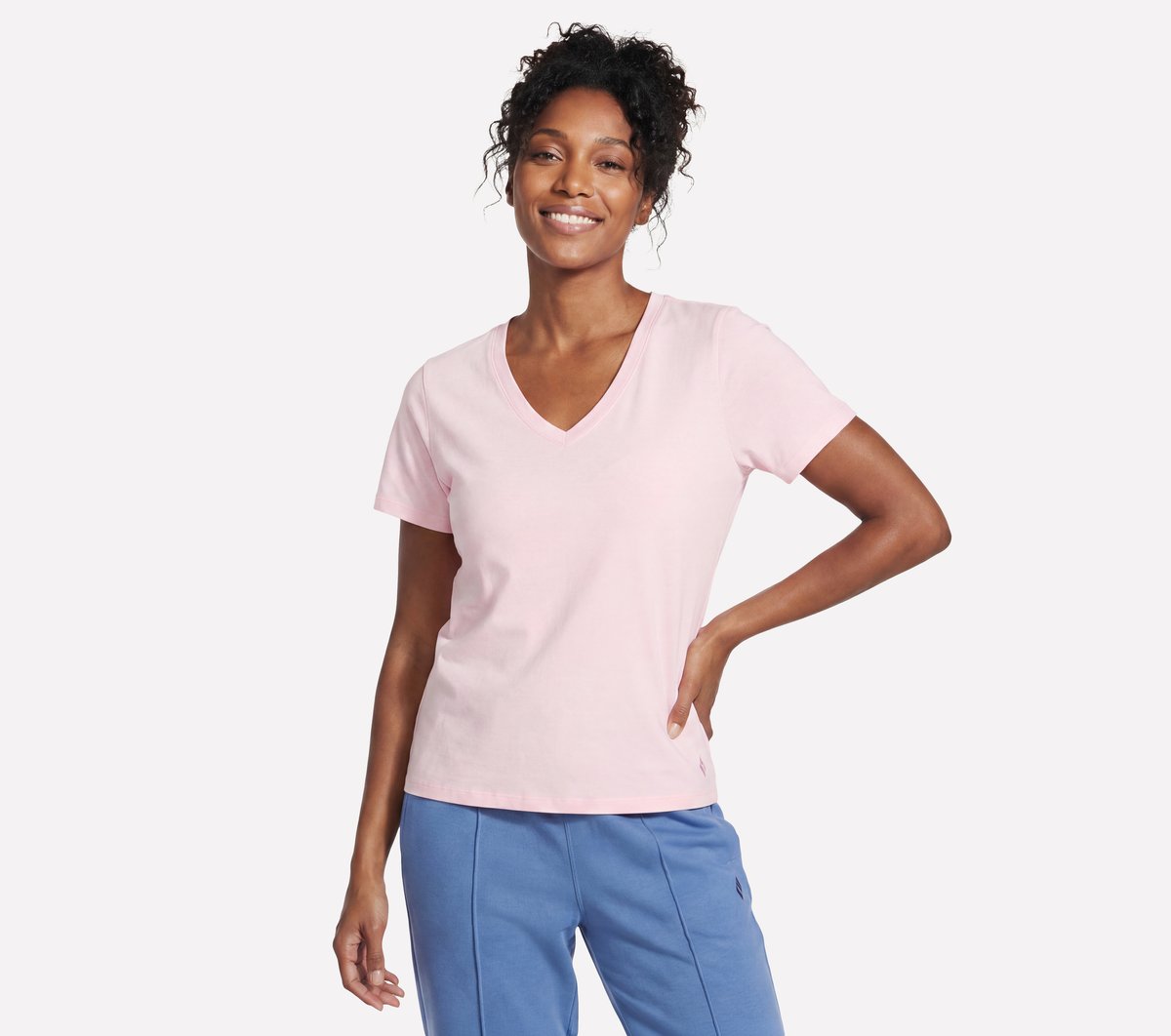 Pima V-Neck Tee|Skechers