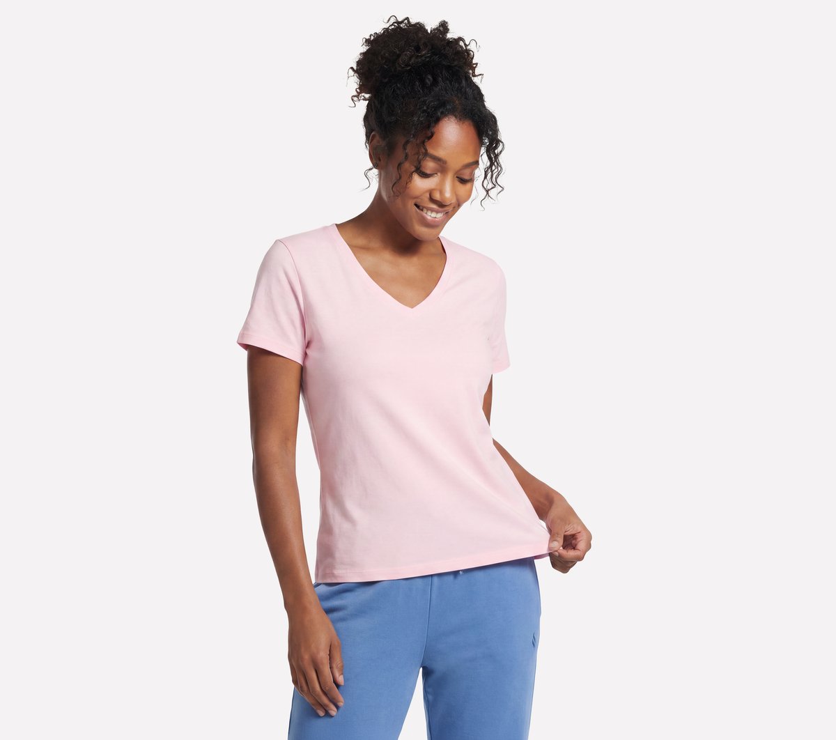 Pima V-Neck Tee|Skechers
