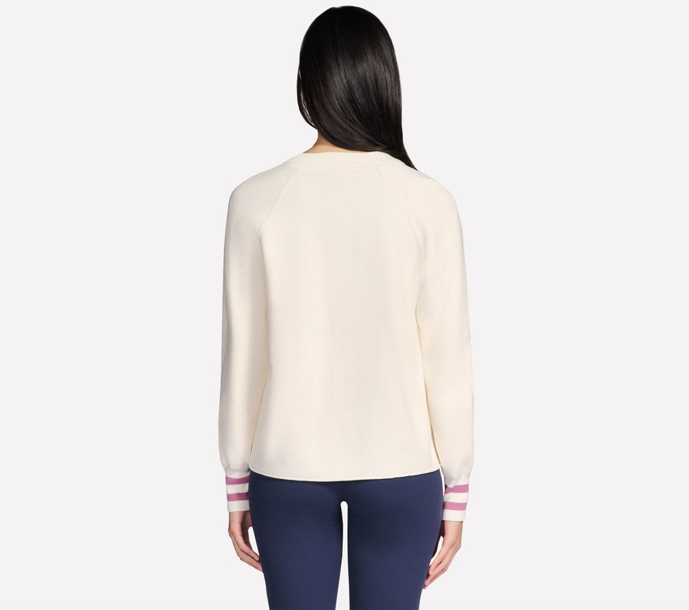 GO WALK Reflection Sweater Bomber|Skechers