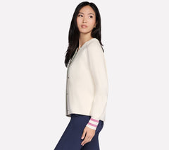 GO WALK Reflection Sweater Bomber|Skechers