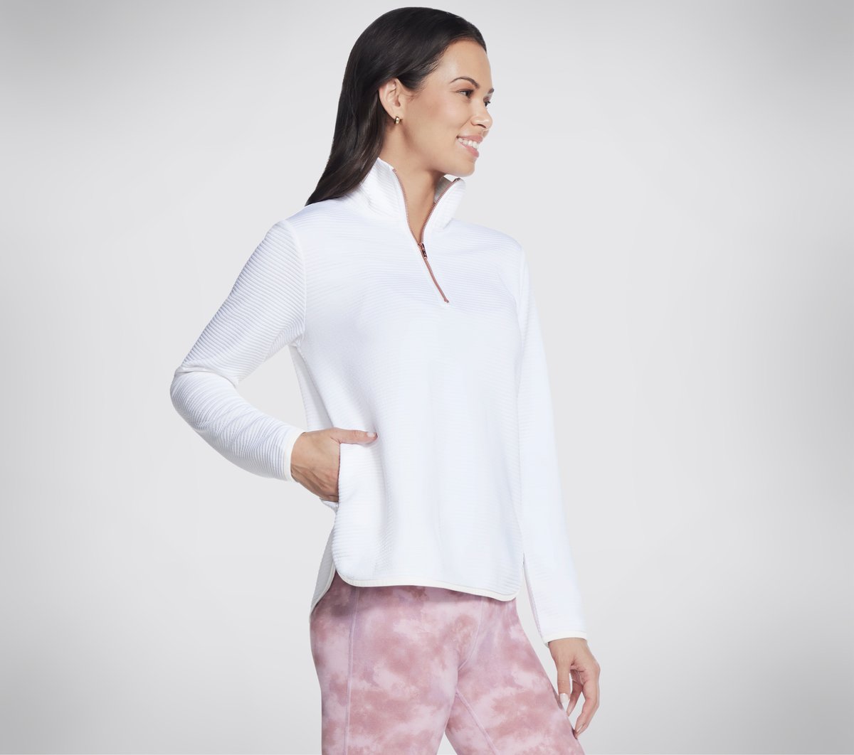 Soft Knit Ottoman 1/4 Zip|Skechers