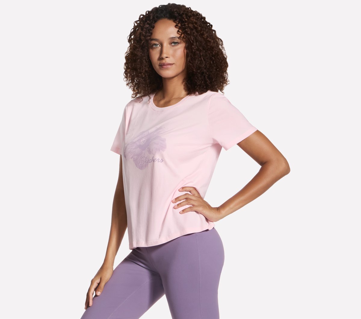 Hibiscus Short Sleeve Tee|Skechers