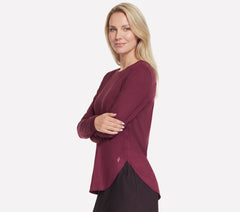 GO DRI Swift Long Sleeve Tunic Crew|Skechers